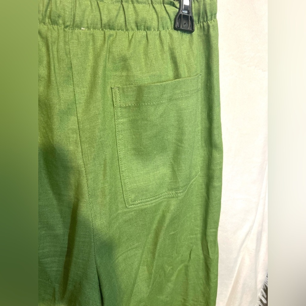 💚💚LOVE TREE GREEN LINEN PANTS-NWOT💚💚 - Picture 12 of 13